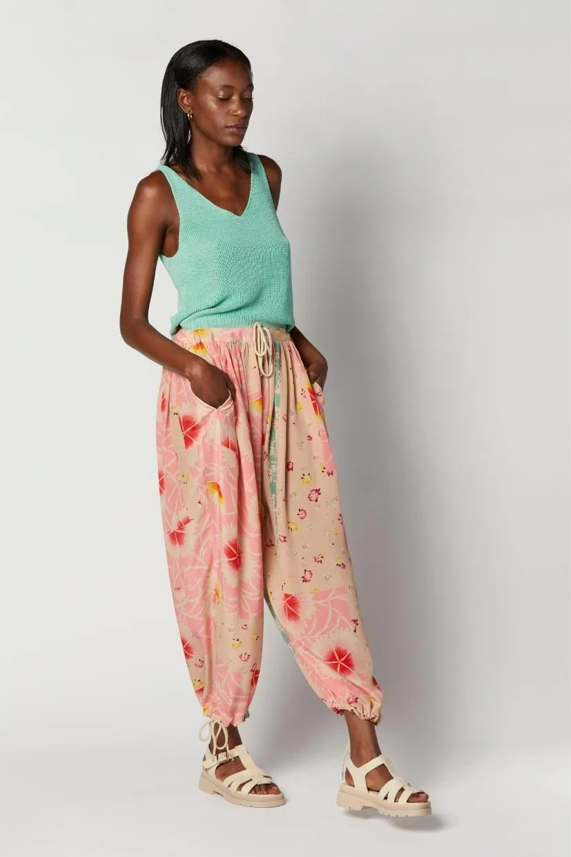 haut-lin-femme-vert-menthe-made-in-France-Master-of-Linen-col-V-cotes-perlees