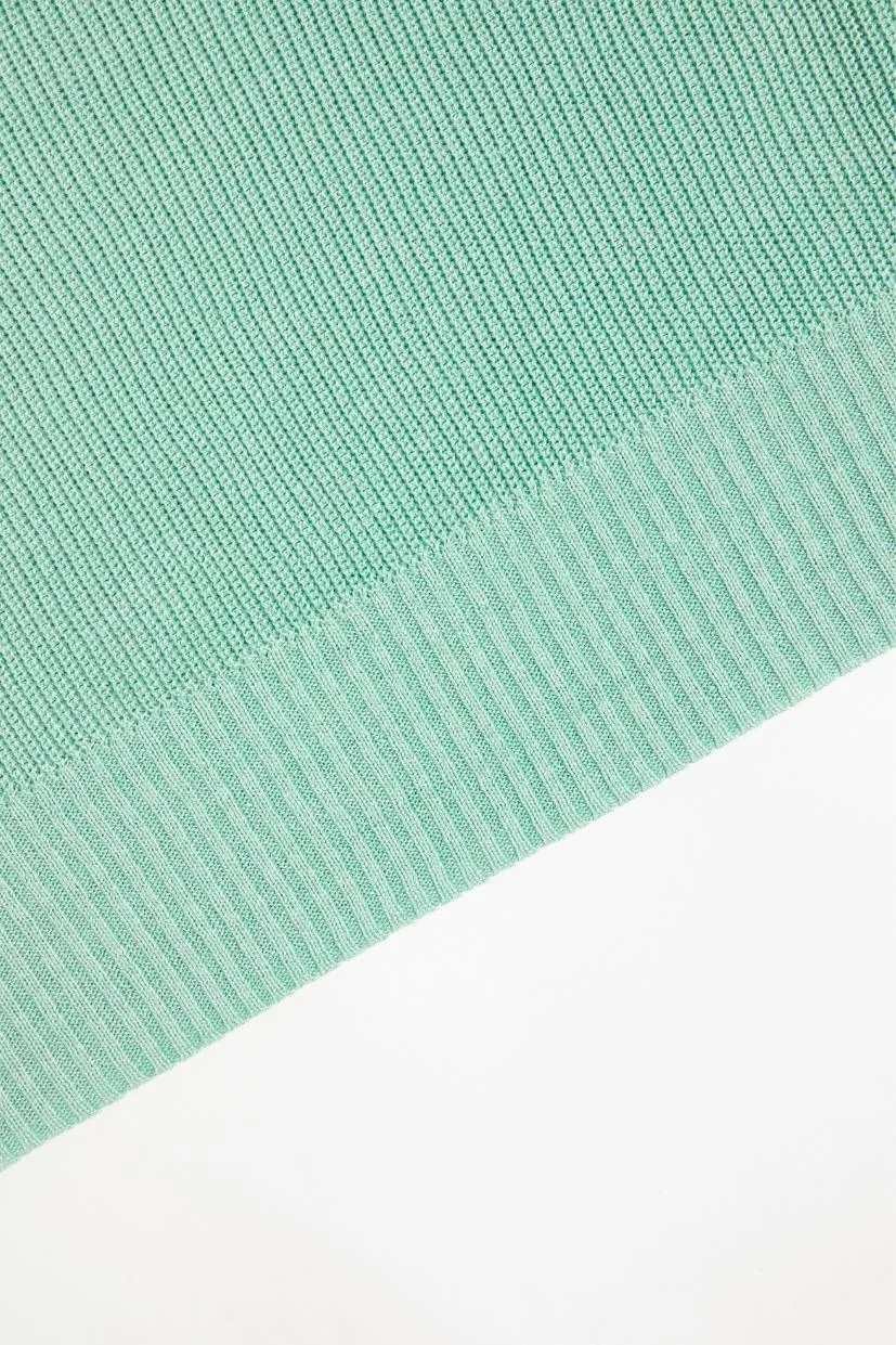 haut-lin-femme-vert-menthe-made-in-France-Master-of-Linen-col-V-cotes-perlees